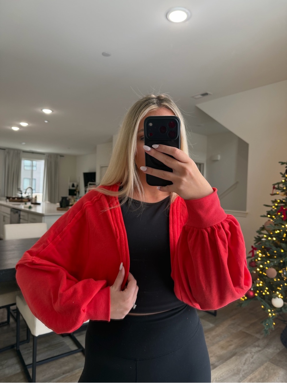 Ayla red bolero shrug nwt - Picture 5 of 16